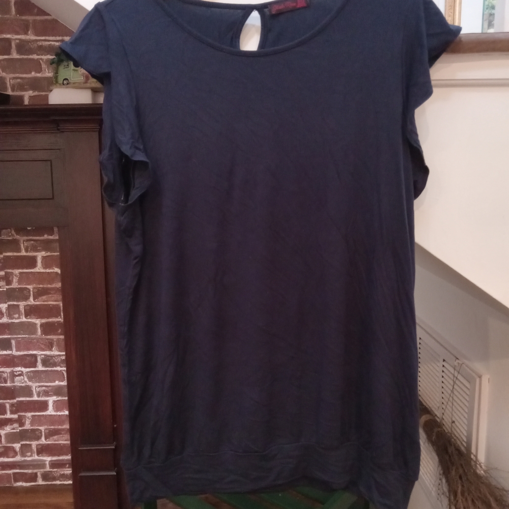 Classic Navy Women's Short Sleeve Top